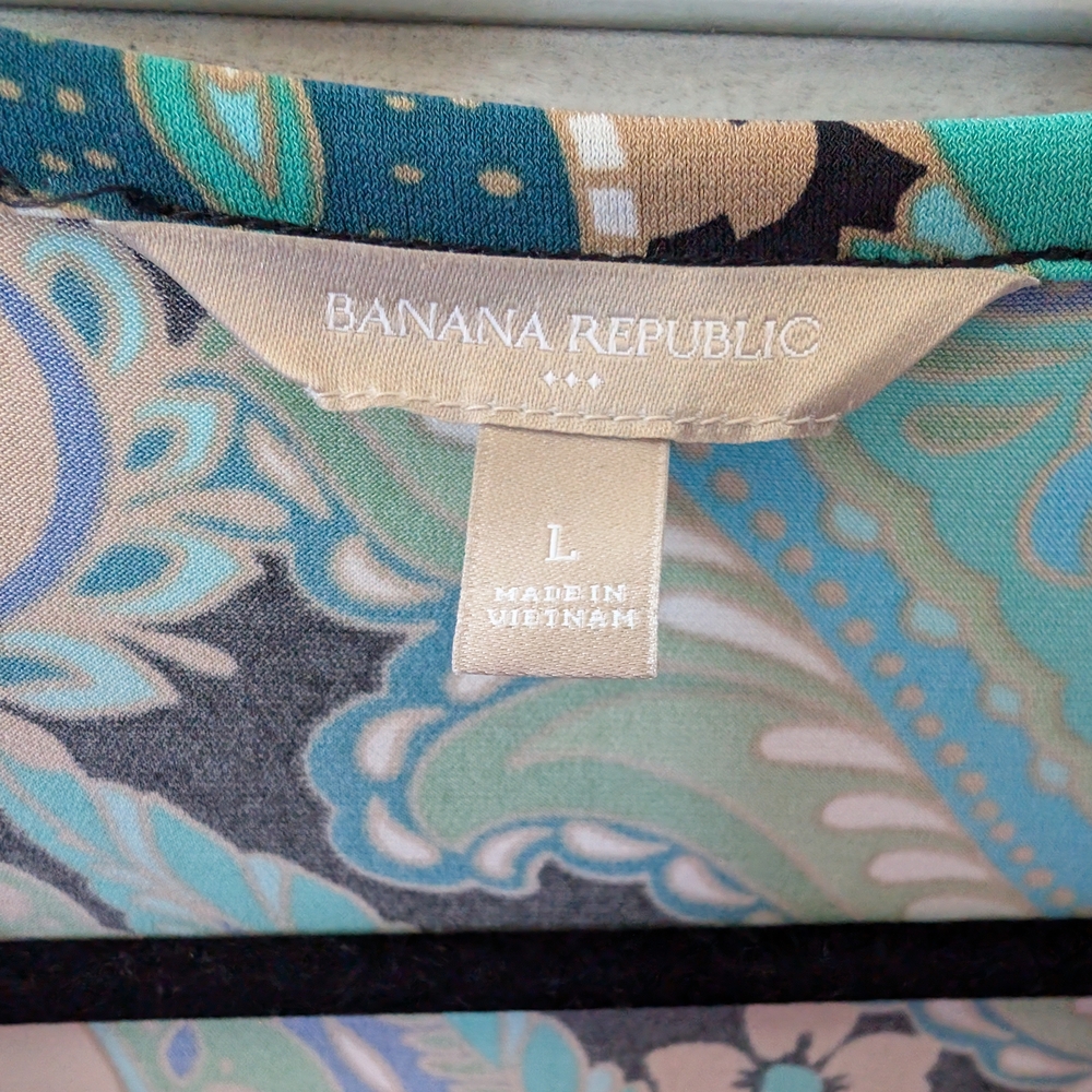 Banana Republic Multicolor Paisley Dress - Picture 3 of 4